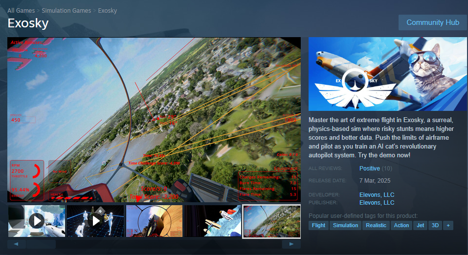 steam page